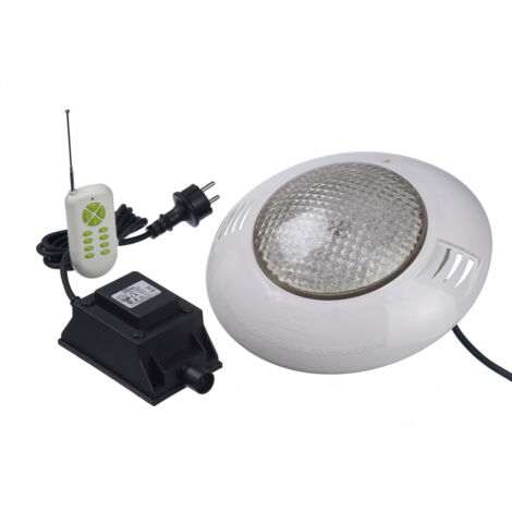 Ubbink – Spot LED 406 pour piscine – Éclairage multicolore IP68 – Puissance 9W – Coque ABS résistante – Télécommande incluse