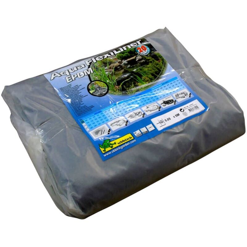 Teichfolie AquaFlexiLiner epdm 5×5,05 m 1336125 Ubbink