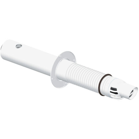 Ubbink – Terminal de rénovation 60/100 – Matière PPTL/PVC – Installation facile sans maçonnerie – Pour chaudières à gaz à condensation