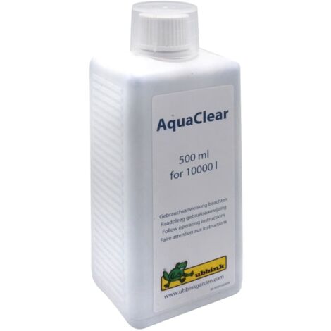 Ubbink Traitement de l'eau d'étang Aqua Clear 500 ml