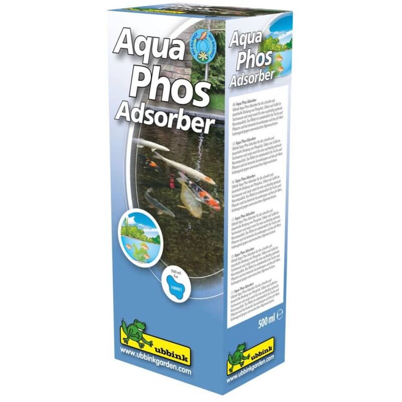 

Ubbink tratamiento de agua para estanques aqua phos adsorber 500 ml - Rogal