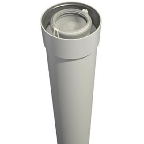 Ubbink Ubi Fit PP prolongement concentrique T120 ø60/100 L=500mm blanc