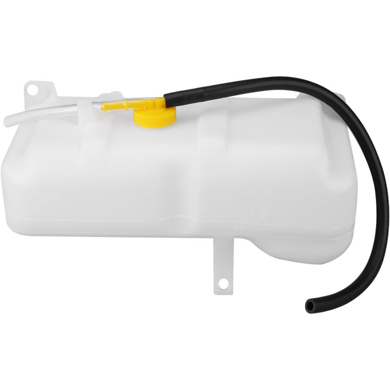 Image of Berlauftankersatz weißer Abs Plastik Dual Rohrkühlmittelflasche, Tank, für Auto