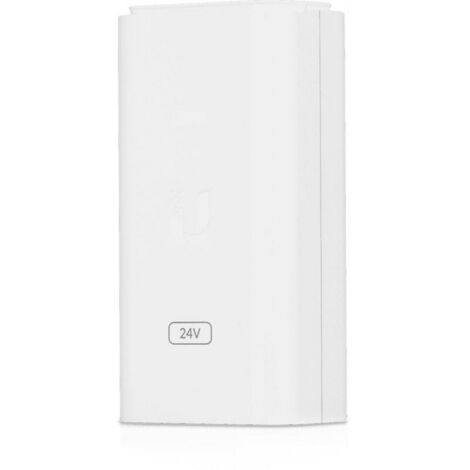 Ubiquiti Adaptateur d'alimentation Gigabit POE-24-12W blanc POE-24-12W-G-WH (POE-24-12W-G-WH-EU)