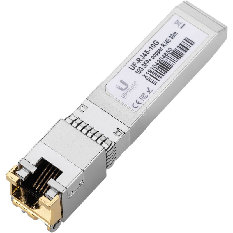 

Ubiquiti - Módulo SFP+ Ubiquiti Networks UF-RJ45 10G UFiber Transceptor y conversor de SFP a RJ45