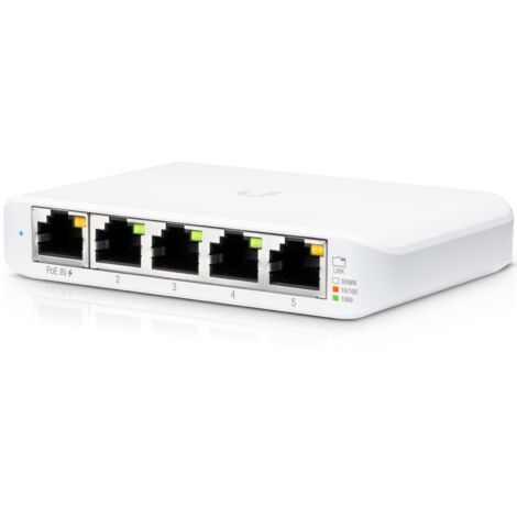 Ubiquiti - Switch Ubiquiti USW-FLEX-MINI UniFi con 5 puertos