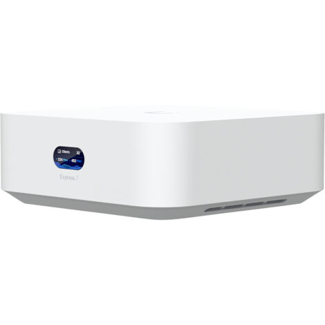 Ubiquiti UniFi Express 7 UX7 Mesh-skalierbares, superkompaktes 10G Cloud Gateway mit integriertem WiFi 7, 10 GbE RJ45 WAN-Port, 2,5 GbE RJ45 LAN-Port zur Netzwerkerweiterung, bis zu 30+ UniFi-Geräte u