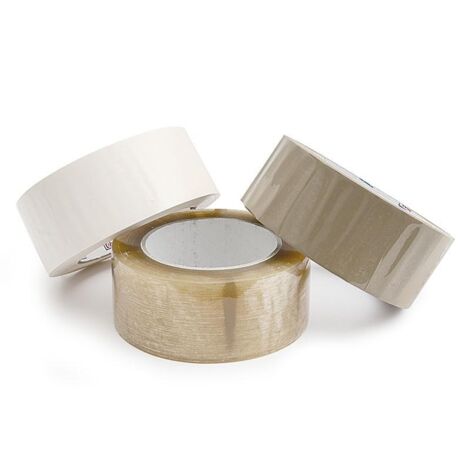 UBIS precinto solvente transparente 72mmx132m polipropileno , El Precinto solvente transparente de 75mm de ancho y 132 metros de longitud es la solución ideal para embalaje y se