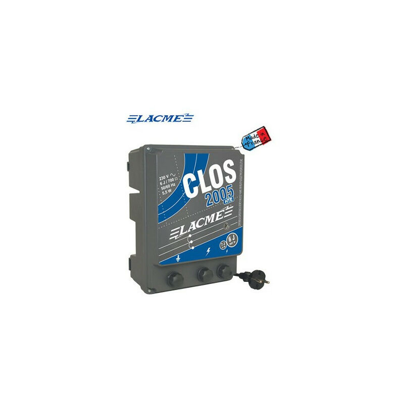 Lacme - Electrificateur secteur Clos 2005 hte 15kV Lacmé - 55 km