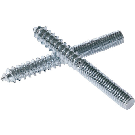 UCAFIX esparrago 2 roscas 8-70 zincado , El espárrago 2 roscas con medida 8-70 y en zinc es un elemento de fijación cilíndrico de acero, con rosca en ambos e