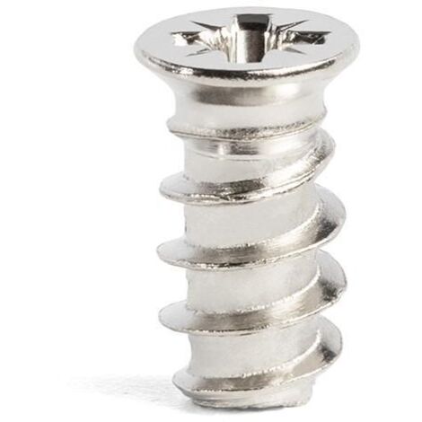 UCAFIX tornillo euro 6.3x13 ø cabeza 7.2mm niquel (caja 100)