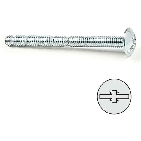 UCAFIX tornillo tirador autocortante zincado 4-45 (caja 100)