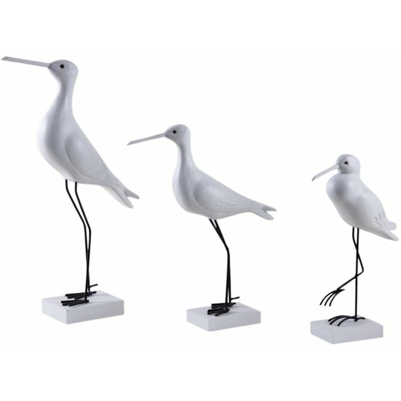 Image of Uccelli marini in legno su gambe (Set di 3)