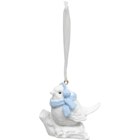 Uccello in resina sdn echar bl 6cm - Feeric lights & christmas