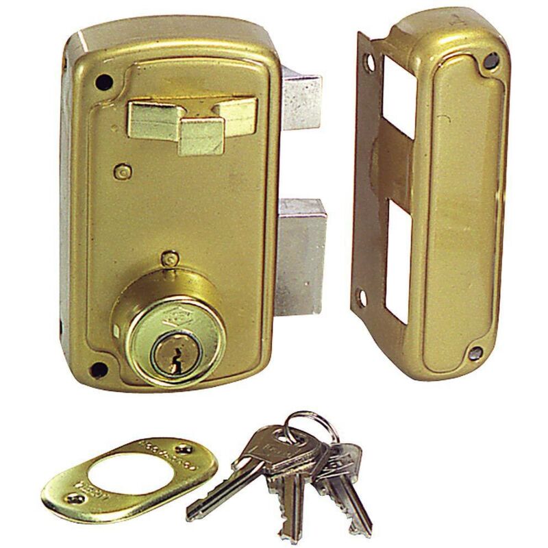 

Ucem Cerradura 4056 A 60 Izda Sobreponer Picaporte Paleton