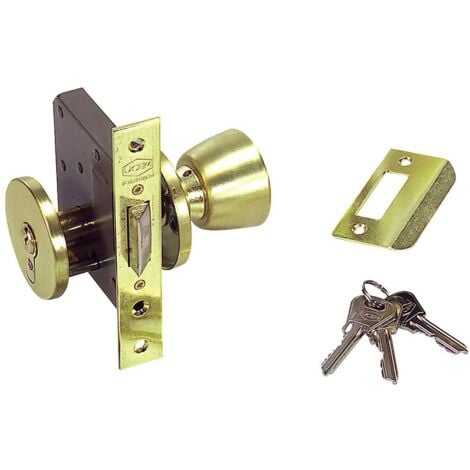 UCEM pomo ucem 5300-p-hl/60 , Pomo Ucem 5300-P-HL/60 - Cerradura equipada con pomo para puertas de portal con portero automático.- Equipada con cilindro europer