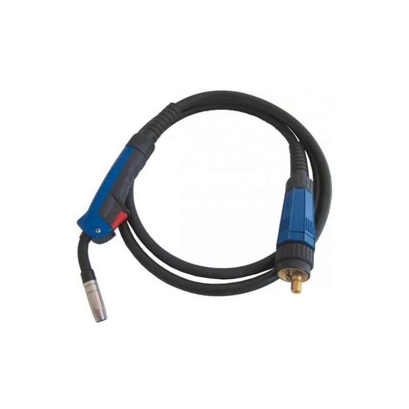 Uchwyt spawalniczy mig/mag mb-15, z przewodem 4m, wtyk euro