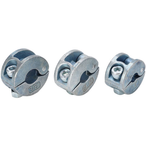 uds. Collares de tope de taladro de aleación de Zinc anillos de tope de profundidad de taladro con llave hexagonal tipo abierto
