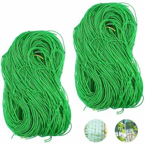 uds soporte para plantas enrejado red de polietileno para plantas trepadoras red enrejado cultivo enrejado para vid vegetal flor fruta pepino tomate guisante, 1,8 m3.
