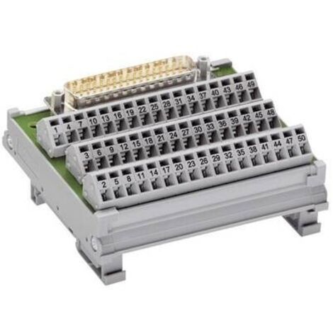 Übergabebaustein D-SUB-Stiftleiste 0.08 - 2.5 mm² JUNCTION MOD.SUB-D-MALE CONN.9 POLES WAGO Inhalt: 1 St.