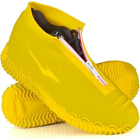 Wasserdicht Schuhüberzieher Wiederverwendbare rutschfeste Überschuhe Waterproof Shoe Cover Silicone Reusable Shoes Protectors Rain Boots Für Regen Schneetag HAOXIU Unisex Silikon Überschuh 
