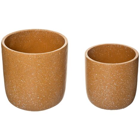 ATMOSPHERA CRÉATEUR D'INTÉRIEUR Übertöpfe, 2er-Set, 25 x 25 cm, 20 x 20 cm