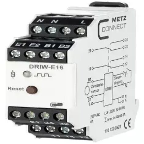 Überwachungsrelais 230 V/AC (max) 2 Wechsler Metz Connect 1101500522  1 St.