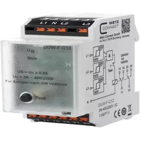 Überwachungsrelais 230 V/AC (max) 2 Wechsler Metz Connect 11027170  1 St.