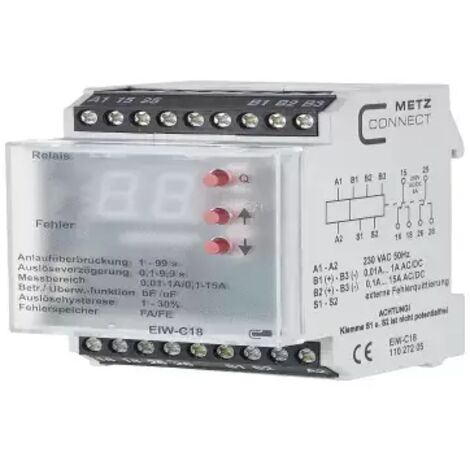 Überwachungsrelais 230 V/AC (max) 2 Wechsler Metz Connect 11027205  1 St.