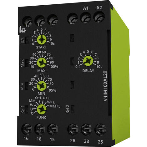 Überwachungsrelais 24, 24 - 240, 240 V/DC, V/AC 2 Wechsler tele V4IM100AL20 24-240V AC/DC  1 St.