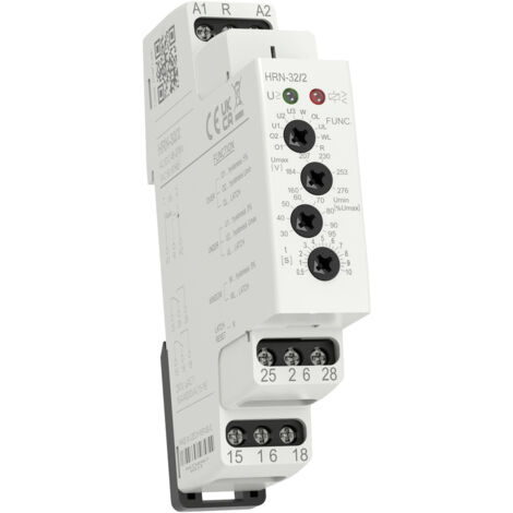 Überwachungsrelais 48, 48 - 276, 276 V/AC, V/DC 1 Wechsler Rose LM HRN-32/2  1 St.