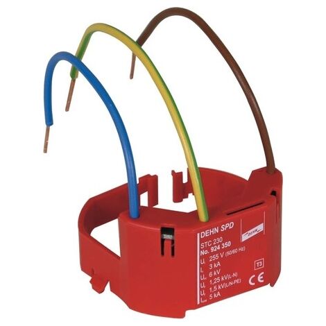 ÜS-MODUL F.SCHUKO-STECKD. MIT AKUST. DEFEKTANZEIGE DEHN+SÖHNE 924350