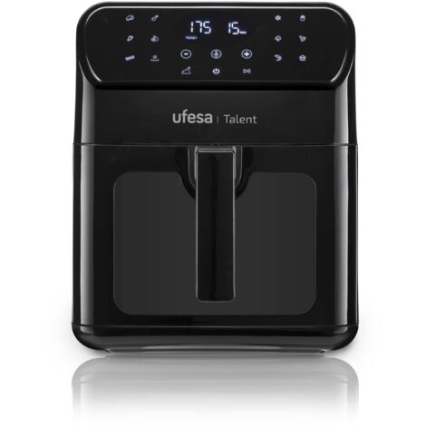 Ufesa Talent Friggitrice ad Aria Senza Olio, AirFryer da 6,5L, 13 Programmi, 1500 W, Timer, Temperatura 200ºC, Luce interna, Senza BPA