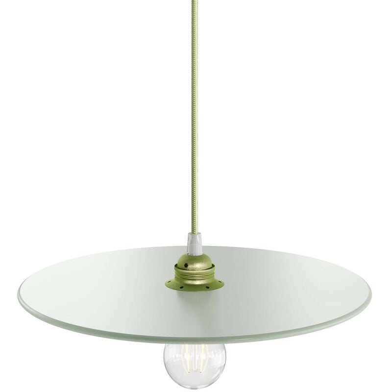 

Creative Cables - UFO COLOR, pantalla de madera lacada | Verde - Verde