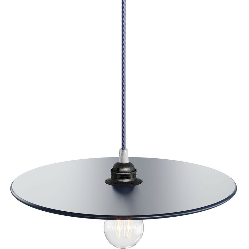 

Creative Cables - UFO COLOR, pantalla de madera lacada | Azul - Azul