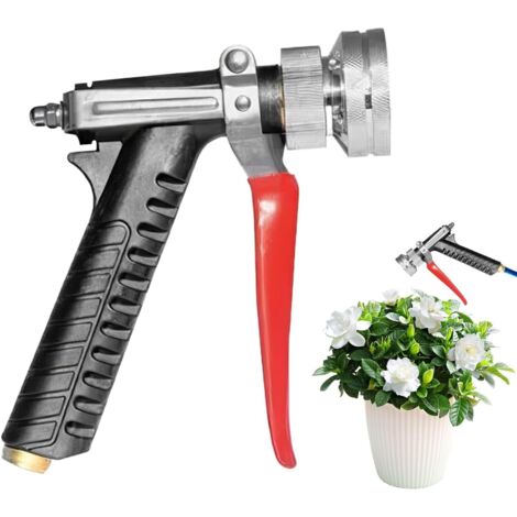 Ugello ad alta pressione Ugello per idropulitrice da giardino - Tubo flessibile a sgancio rapido con impugnatura antiscivolo - Prolunga per spruzzatore a 2 modalità - Connettore regolabile per auto