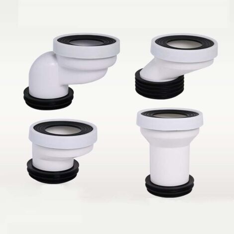 Curva Tecnica WC Traslata Per Scarico A Pavimento - Regolabile 16-25cm, Polipropilene, Ø100mm - Foto 7