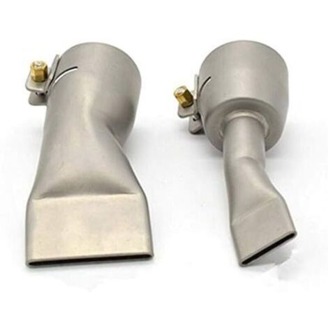 Ugello di saldatura piatto da 20 mm + ugello di saldatura da 40 mm per pistole per saldatura plastica della maggior parte delle marche.