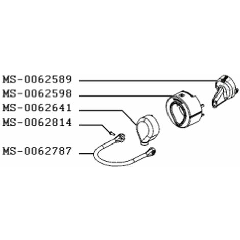Ugello di scarico (codice MS-0062589) NESPRESSO PIXIE - Macchina da caffè, Caffettiera - SEB - 4348409