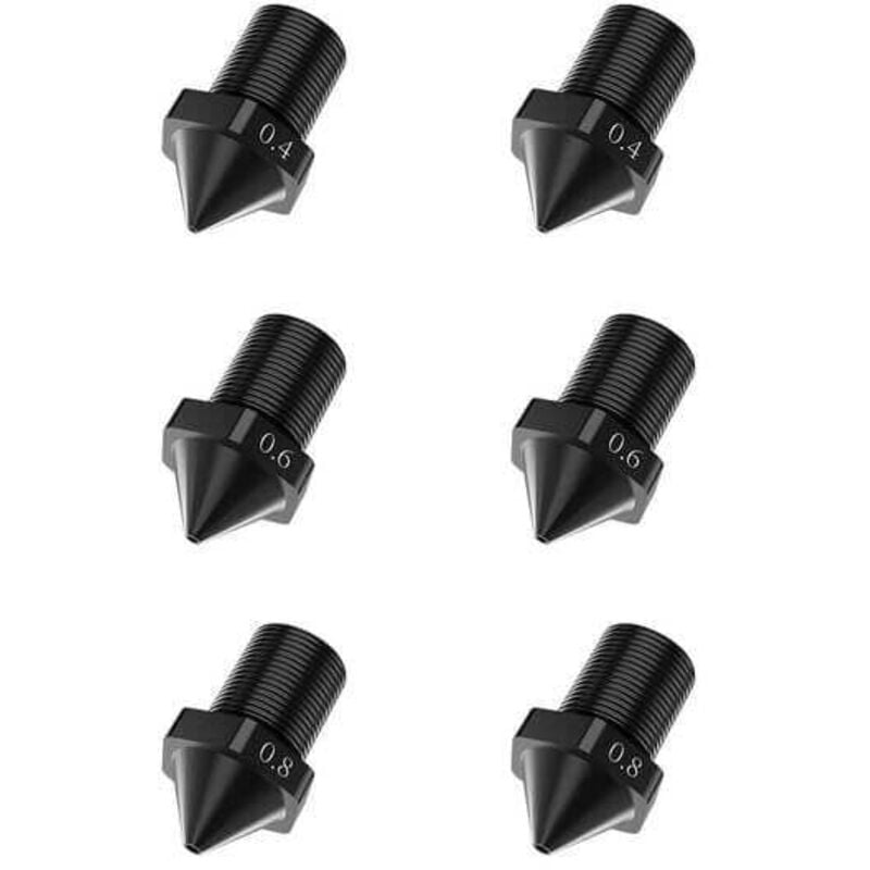 Image of Northix - Ugello flashforge kit di aggiornamento temprato pezzo di ricambio per c3p c4 g3 g3plus 88111397 88111397 88111397 88111397 88111397