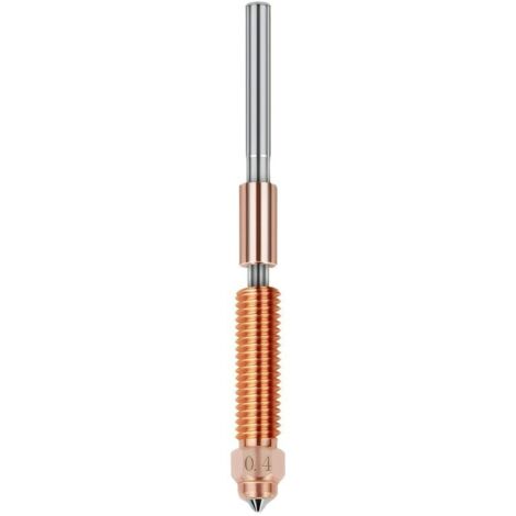Ugello K1C da 0,4 mm per Creality Ender 3v3/Plus K1C/Max, sistema di riscaldamento rapido in lega di titanio, resistente a 240 °C, ugelli in acciaio ad alta durezza per stampanti 3D, stampa