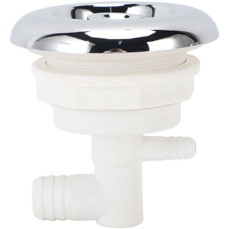 Ugello massaggiante per piscina/vasca da bagno - Regolabile, in acciaio inossidabile e con uscita dell'acqua in PVC
