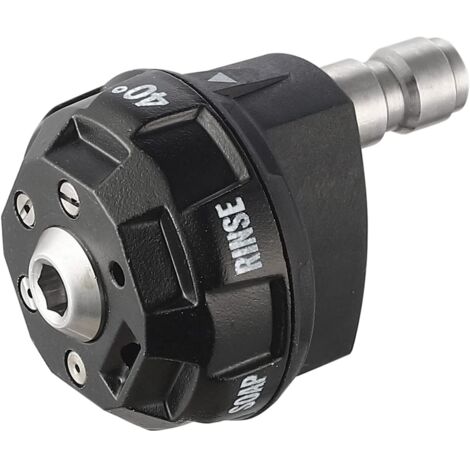 Ugello per idropulitrice da 4000 PSI, connettore da 1/4" nero