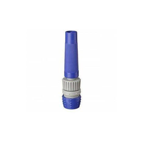 UGELLO PER IRRIGAZIONE A 1 GETTO CON ATTACCO DIRETTO A TUBO 16-22MM - IN PLASTICA RISTSTENTE - COLORE GRIGIO/BLU