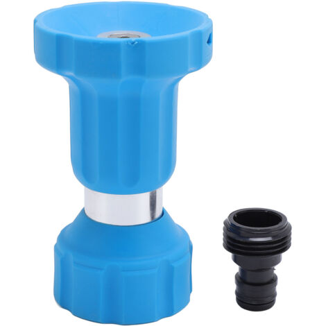Ugello per tubo da giardino in acciaio inox - Spruzzatore stile pompiere, per piante, lavaggio auto, doccia per animali domestici