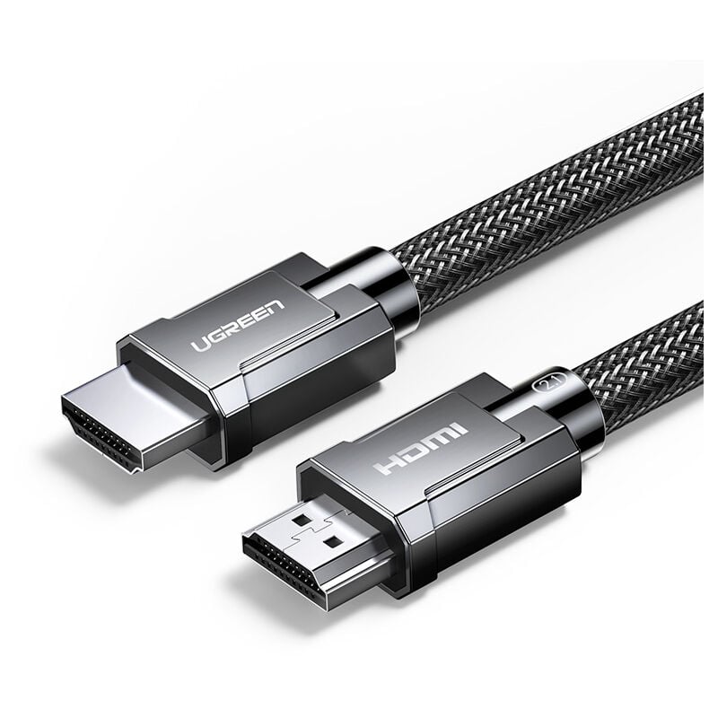 Câble HDMI 2.1 8K 60Hz 48Gb/s 3m flexible, tressé, gris