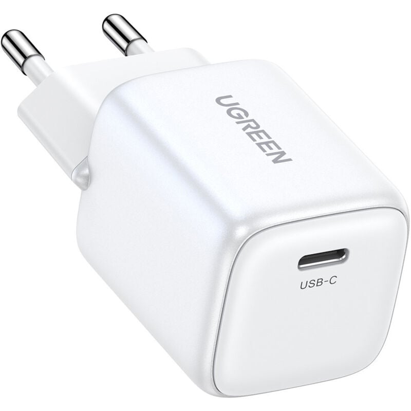 Ugreen - GaN 1x chargeur rapide usb-c 20W pd Nexode Mini, blanc