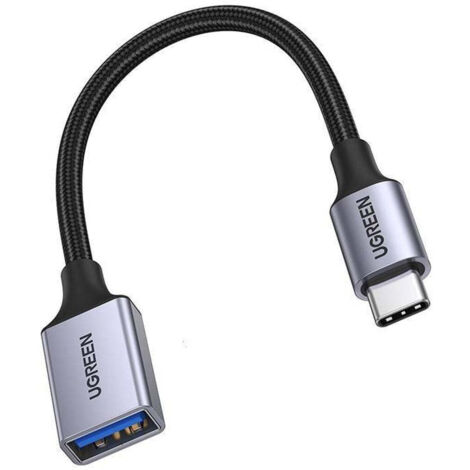 UGREEN US378 USB-C/USB-A 3.0 OTG-Adapter (Schwarz)