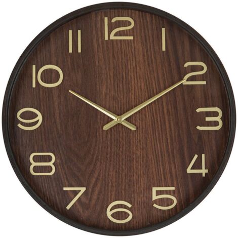 Uhr Ivana Holz D38cm - Atmosphera créateur d'intérieur