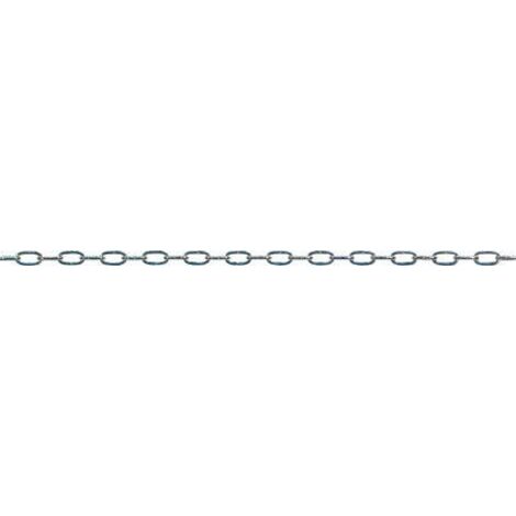 Uhrkette vernickelt 1,4mm Ro.25m (130x60)